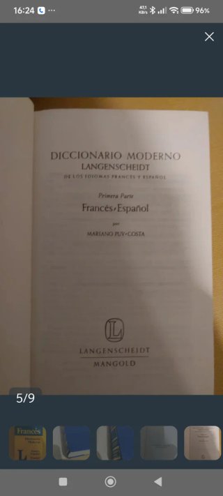 Diccionario español francés español