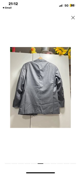 Traje Versace Gris Hombre