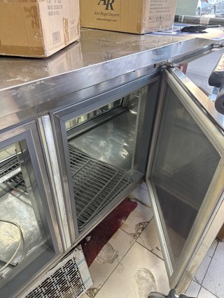Vitrina expositora refrigerada acero inoxidable