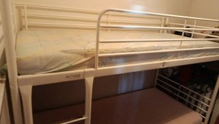 Cama Litera Metálica Blanca