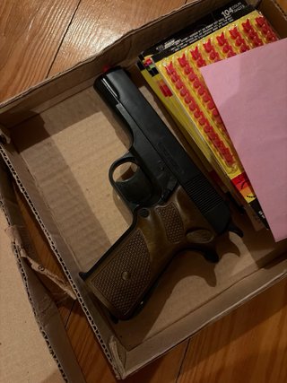 Pistola de Juguete Jacuarmatic con Cartuchos