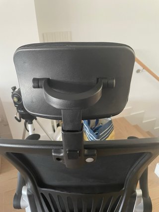 Silla de estudio ergonómica negra