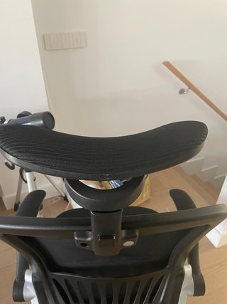 Silla de estudio ergonómica negra