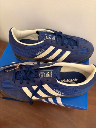 Adidas Gazelle Azul y Blanco