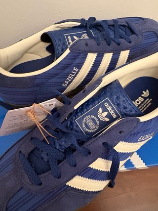 Adidas Gazelle Azul y Blanco