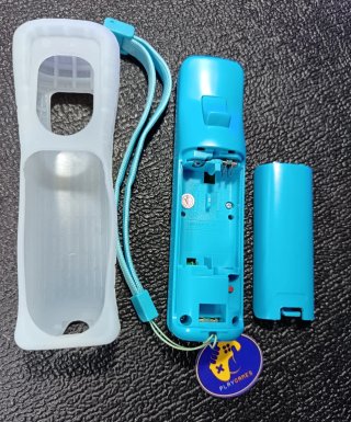 Controller Wii Motion Plus Blu + Accessori