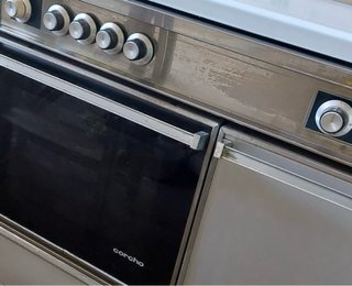 Cocina de gas butano con horno