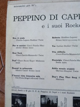 LP Peppino di Capri - TCA 15309