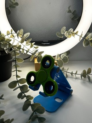 Fidget Spinner Verde - Giro Suave y Rápido