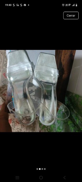 Zapatos plateados Primark talla 38