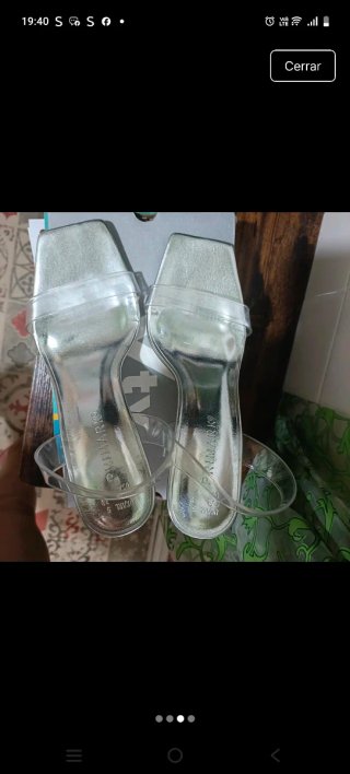 Zapatos plateados Primark talla 38