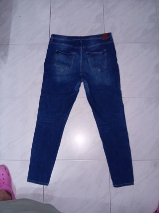 Pantalón pitillo C&A 46 azul