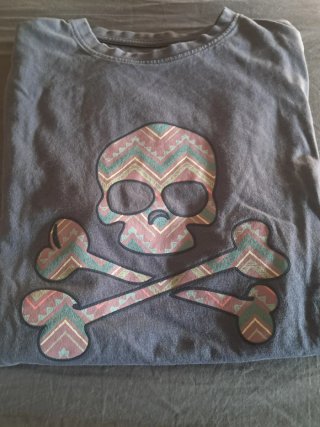 Camiseta Scalpers Talla 14 Niño Calavera