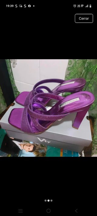 Zapatos de tacón Primark morados talla 38