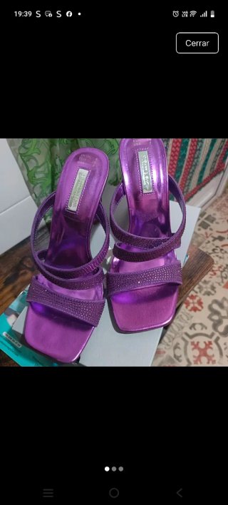 Zapatos de tacón Primark morados talla 38