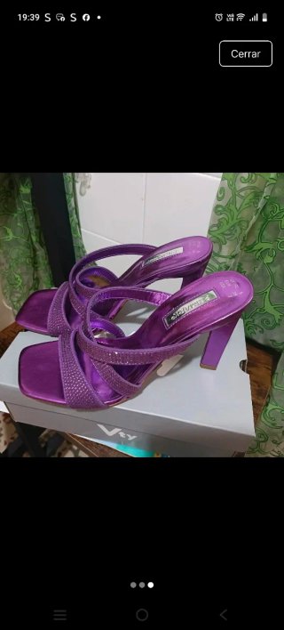Zapatos de tacón Primark morados talla 38