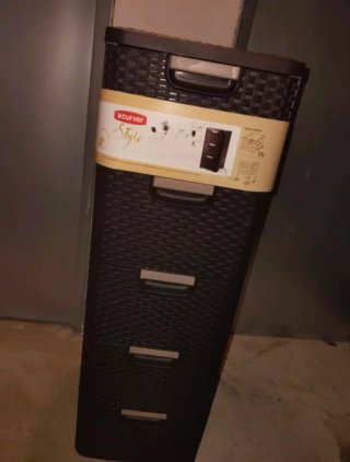 Cajonera Curver Style Marrón