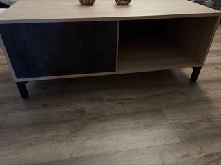 Tavolo ausiliario per sala da pranzo in legno e marmo