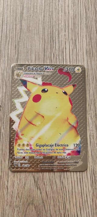 Lote 4 Cartas Pokémon Metalizadas VMAX