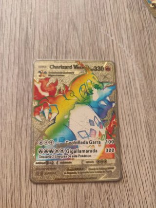 Lote 4 Cartas Pokémon Metalizadas VMAX