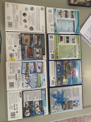 Lote 8 juegos PS2, Wii y PC retro
