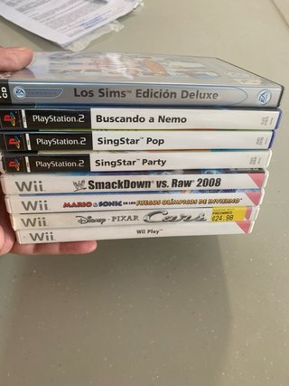 Lote 8 juegos PS2, Wii y PC retro