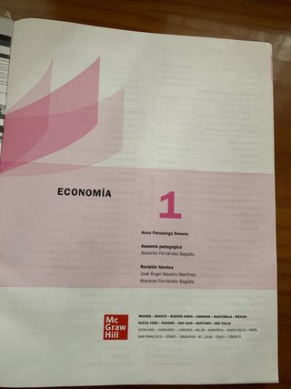 Economía 1.o Bachillerato