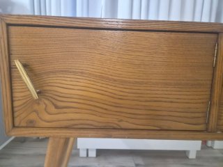 Mueble Auxiliar Vintage, tipo consola, Madera