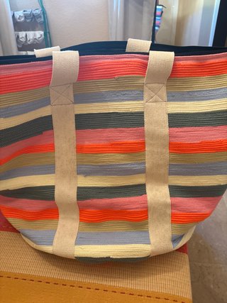 Bolso de viaje grande tejido a mano