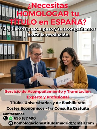 Homologación de Títulos Extranjeros en España