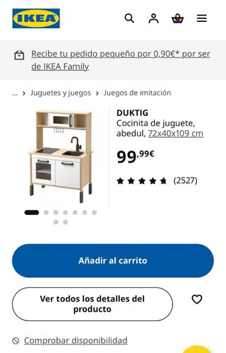 Cocinita Ikea con complementos