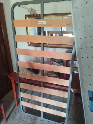 Somier 90x180 con Colchón (1 uso)