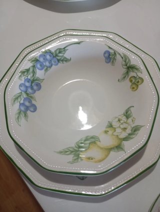 Vajilla Churchill Porcelana Inglesa Frutas