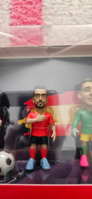 Pack 5 Figuras Fútbol España Minix