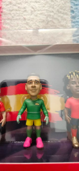 Pack 5 Figuras Fútbol España Minix