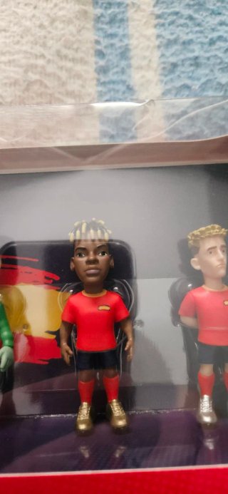 Pack 5 Figuras Fútbol España Minix