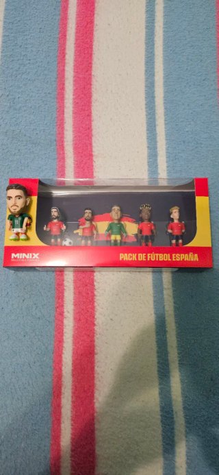 Pack 5 Figuras Fútbol España Minix