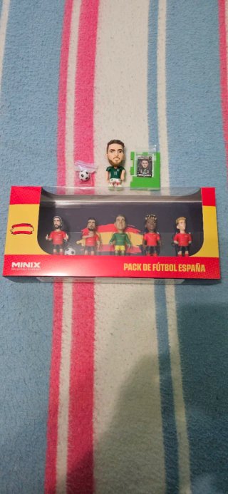 Pack 5 Figuras Fútbol España Minix