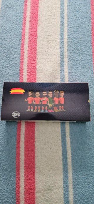 Pack 5 Figuras Fútbol España Minix