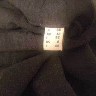 Falda Esprit negra fluida talla 40