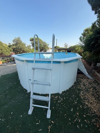 Piscina GRE ovalada acero