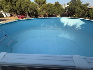 Piscina GRE ovalada acero