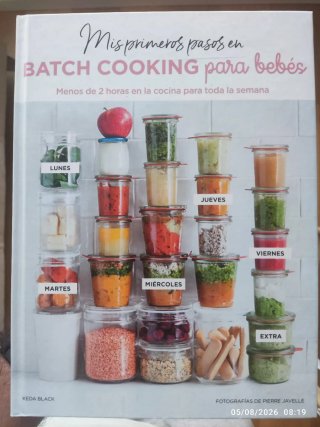 Libro Mis Primeros Pasos en Batch Cooking Bebés