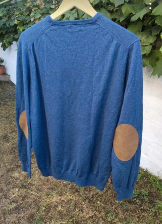 Jersey azul de punto