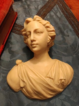Busto antiguo marmolina 1930