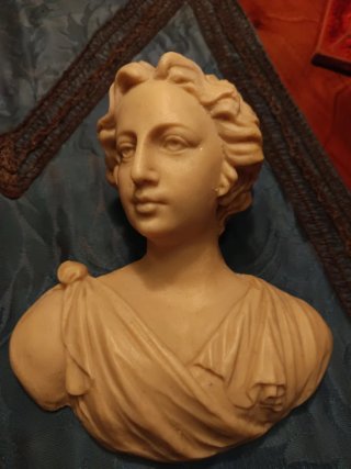 Busto antiguo marmolina 1930