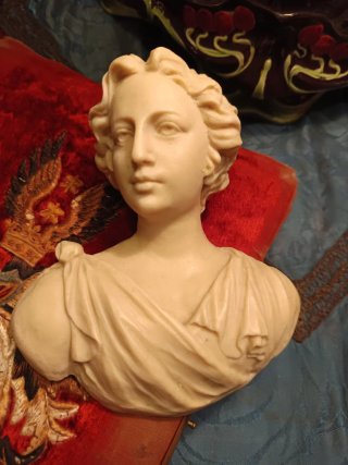 Busto antiguo marmolina 1930