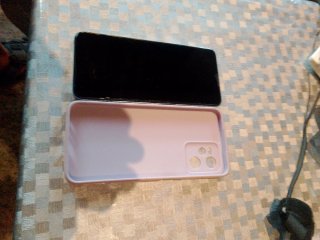 Realme Narzo 50 Prime Azul.con funda y protectores