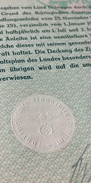 Bono de guerra Alemania nazi 1942 – 100 Reichsmark