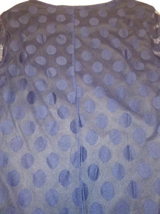 Vestido lunares azul marino talla 40